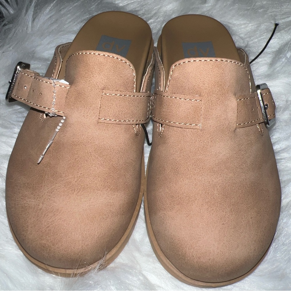 Dolce Vita Tan Slip-On Sandals